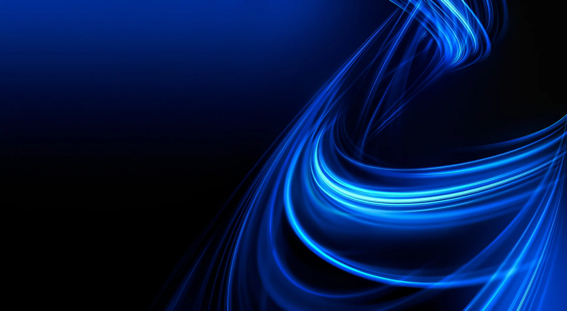 Abstract blue swirl background